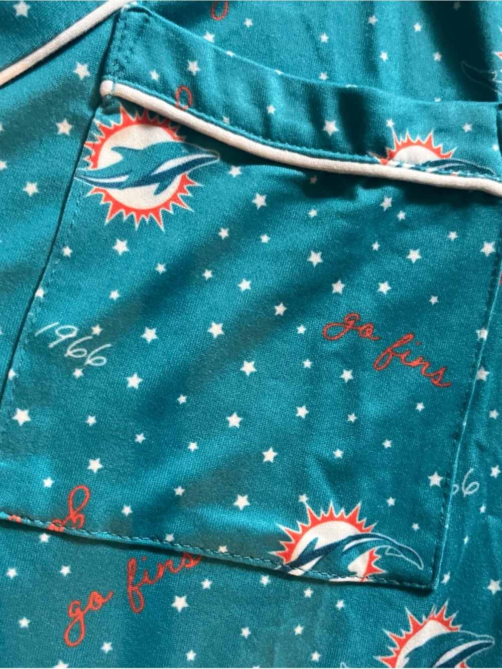 NFL Miami Dolphins Women’s Pajama Set Size XS NWT